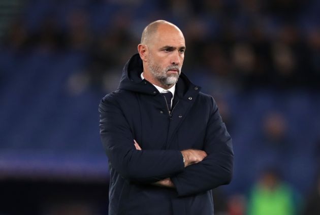ROME, ITALY - APRIL 23: Igor Tudor, Head Coach of SS Lazio, looks on prior to the Coppa Italia Semi-final Second Leg match between SS Lazio and Juventus FC at Stadio Olimpico on April 23, 2024 in Rome, Italy. (Photo by Paolo Bruno/Getty Images)