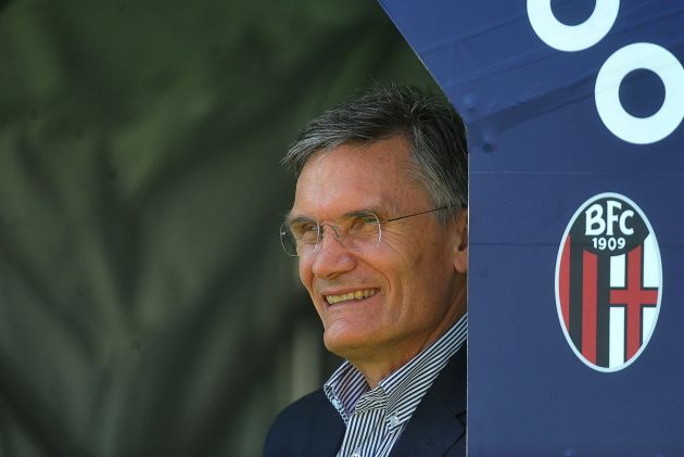 BOLOGNA, ITALY - SEPTEMBER 11: Giovanni Sartori Sporting Director of Bologna FC looks on prior the beginning o the Serie A match between Bologna FC and ACF Fiorentina at Stadio Renato Dall'Ara on September 11, 2022 in Bologna, Italy. (Photo by Mario Carlini / Iguana Press/Getty Images)