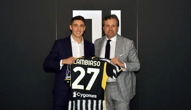 Andrea Cambiaso Cristiano Giuntoli Juventus