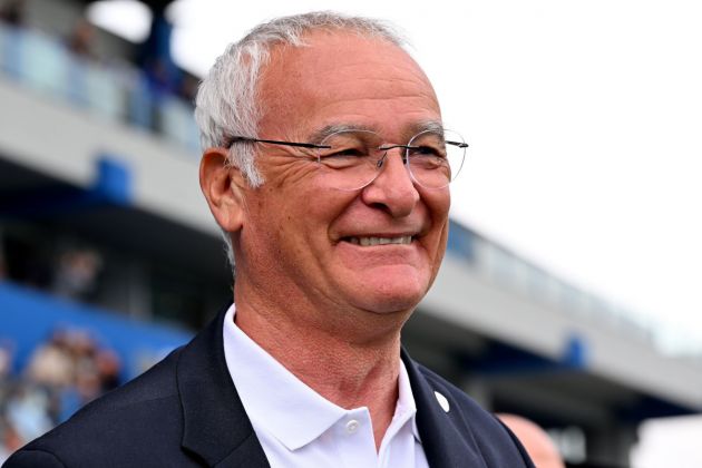 REGGIO NELL'EMILIA, ITALY - MAY 19: Claudio Ranieri head coach of Cagliari Calcio during the Serie A TIM match between US Sassuolo and Cagliari at Mapei Stadium - Citta' del Tricolore on May 19, 2024 in Reggio nell'Emilia, Italy. (Photo by Alessandro Sabattini/Getty Images)