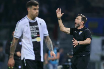 epa11372361 Eusebio Di Francesco head coach of Frosinone during the Italian Serie A soccer match of Frosinone Calcio against Udinese Calcio, in Frosinone, Italy, 26 May 2024. EPA-EFE/FEDERICO PROIETTI