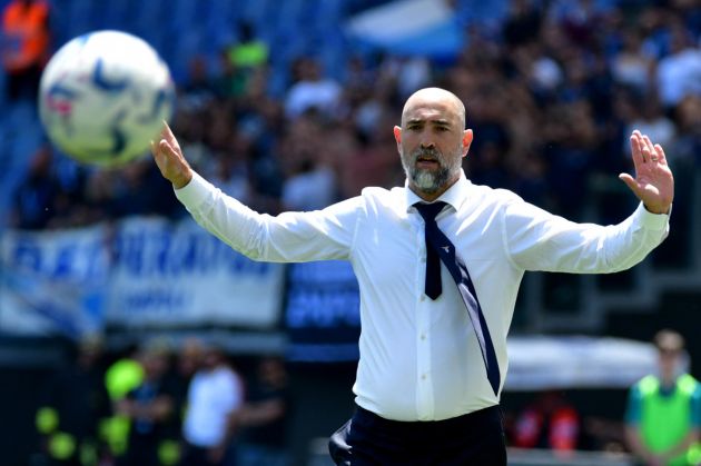 ROME, ITALY - MAY 12: SS Lazio head coach Igor Tudor reacts during the Serie A TIM match between SS Lazio and Empoli FC at Stadio Olimpico on May 12, 2024 in Rome, Italy. (Photo by Marco Rosi - SS Lazio/Getty Images)