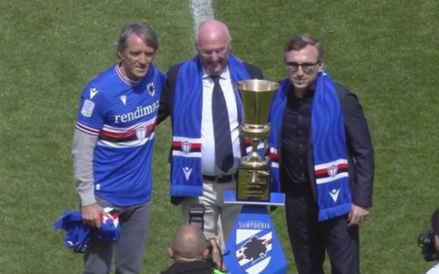 Sven Goran Eriksson Roberto Mancini Sampdoria