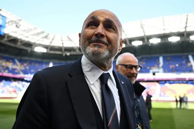 HARRISON, NEW JERSEY - MARCH 24: Head coach of Italy Luciano Spalletti attends before the International Friendly match between Ecuador and Italy at Red Bull Arena on March 24, 2024 in Harrison, New Jersey. (Photo by Claudio Villa/Getty Images)