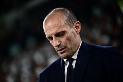 Juventus coach Massimiliano Allegri before the Italian Serie A football match between Juventus and Fiorentina, at The Allianz Stadium, in Turin on April 7, 2024. (Photo by Marco BERTORELLO / AFP) (Photo by MARCO BERTORELLO/AFP via Getty Images) (Milan target)