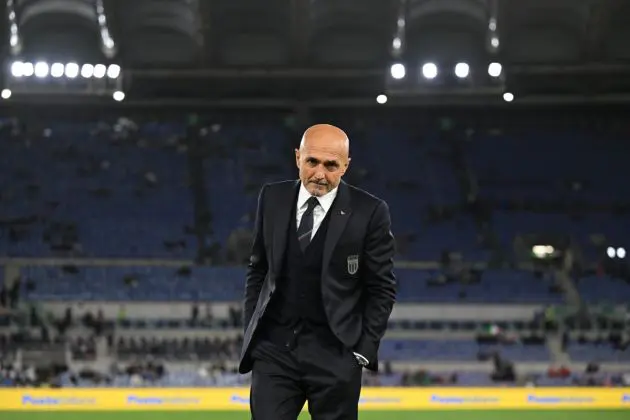 ROME, ITALY - NOVEMBER 17: Head coach of Italy Luciano Spalletti looks on before the UEFA EURO 2024 European qualifier match between Italy and North Macedonia at Stadio Olimpico on November 17, 2023 in Rome, Italy. (Photo by Claudio Villa/Getty Images)