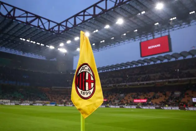 MILAN, ITALY - APRIL 22: General view inside the stadium prior to the Serie A TIM match between AC Milan and FC Internazionale at Stadio Giuseppe Meazza on April 22, 2024 in Milan, Italy. (Photo by Francesco Scaccianoce/Getty Images)
