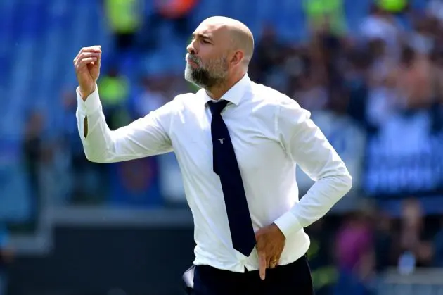 ROME, ITALY - MAY 12: SS Lazio head coach Igor Tudor reacts during the Serie A TIM match between SS Lazio and Empoli FC at Stadio Olimpico on May 12, 2024 in Rome, Italy. (Photo by Marco Rosi - SS Lazio/Getty Images)