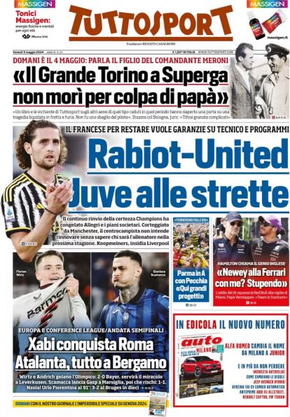 Today’s Papers: Euro Scamacca, Roma blow, Fiorentina relief