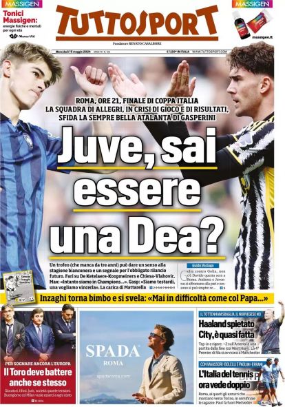 Today’s Papers – Coppa Italia final, Italy gear up for Euro 2024