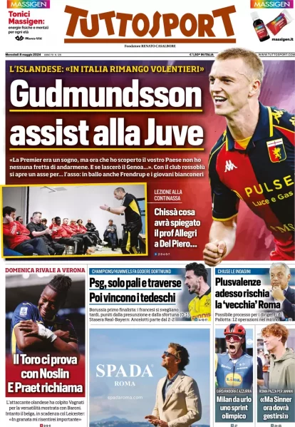 Today’s Papers: Italian clubs aim for Finals, talks for a new Juventus
