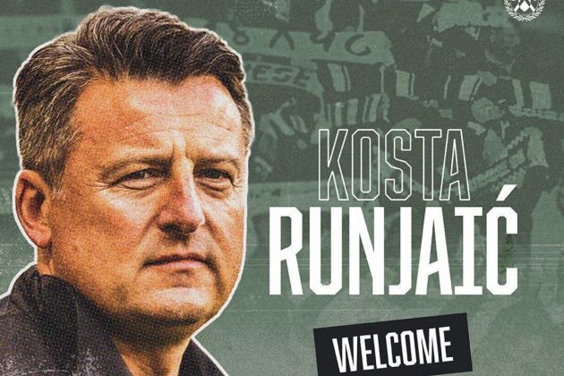 Udinese confirm the appointment of Kosta Runjaic as head coach for the 2024-25 season