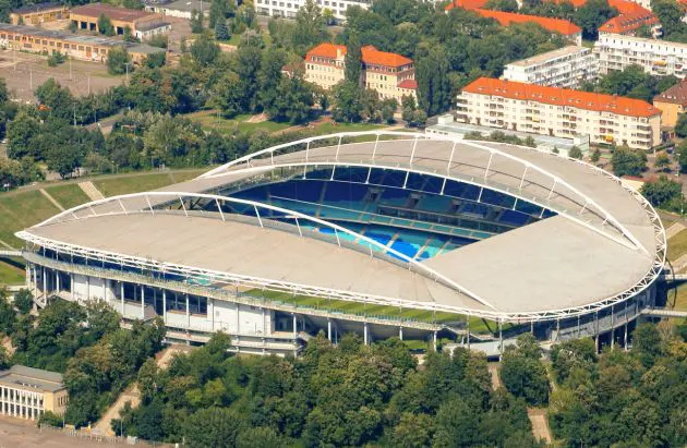 Red Bull Arena, Leipzig. Host venue for Italy vs Croatia - final match in Group B at EURO 2024.