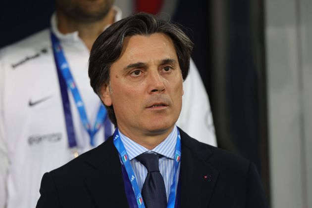 Turkey BOLOGNA, ITALY - JUNE 4: Manager Vincenzo Montella of Turkiye looks on during the international Friendly match between Italy and Turkiye at Renato Dall'Ara Stadium on June 4, 2024 in Bologna, Italy. (Photo by Gabriele Maltinti/Getty Images)