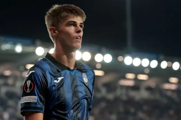 BERGAMO, ITALY - SEPTEMBER 21: Charles De Ketelaere of Atalanta BC looks on during the UEFA Europa League 2023/24 group stage match between Atalanta BC and Rakow Czestochowa at Gewiss Stadium on September 21, 2023 in Bergamo, Italy. (Photo by Emilio Andreoli/Getty Images)