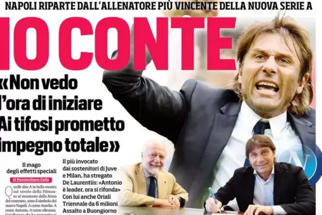 Corriere short, Conte, June 6