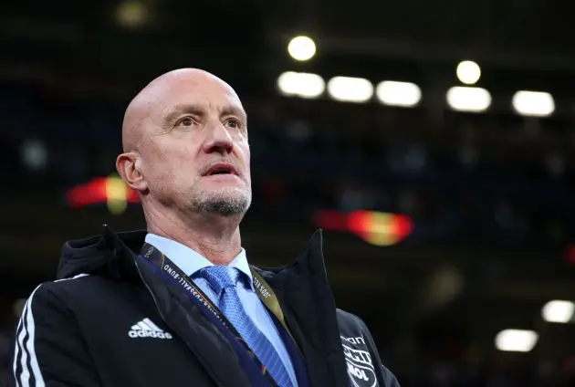 Hungary head coach Marco Rossi is pictured prior to the UEFA Nations League football match between Germany and Hungary in Leipzig, eastern Germany on September 23, 2022. (Photo by Ronny Hartmann / AFP) (Photo by RONNY HARTMANN/AFP via Getty Images)