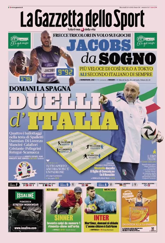 España-Italia Eurocopa 2024 batalla decisiva Barella-Rodri y Koopmeiners quiere a la Juve