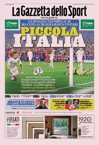 La Piccola Italia domina la Spagna 1-0, Donnarumma evita il tracollo