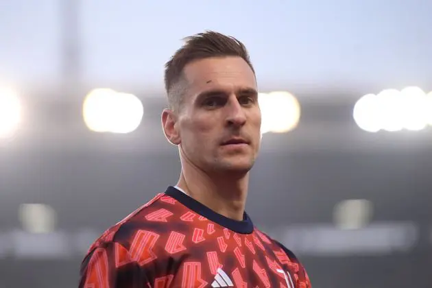 VERONA, ITALY - FEBRUARY 17: Arkadiusz Milik of Juventus during the Serie A TIM match between Hellas Verona FC and Juventus - Serie A TIM at Stadio Marcantonio Bentegodi on February 17, 2024 in Verona, Italy. (Photo by Alessandro Sabattini/Getty Images)