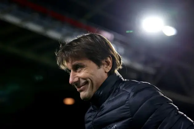 NOTTINGHAM, ENGLAND - NOVEMBER 09: Antonio Conte, manager of Tottenham Hotspur ahead of the Carabao Cup Third Round match between Nottingham Forest and Tottenham Hotspur at City Ground on November 09, 2022 in Nottingham, England. (Photo by Catherine Ivill/Getty Images )