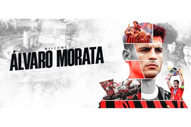 Alvaro Morata Milan announcement