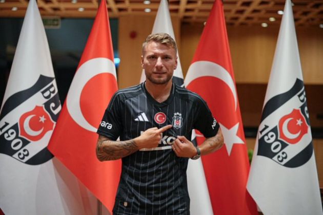 Italy international Ciro Immobile signs for Turkish Super Lig giants Besiktas.