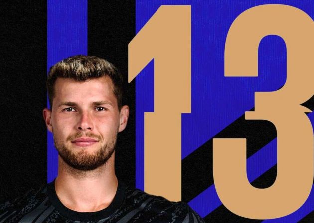 Inter confirm Josep Martinez will wear #13 for the 2024-25 season.