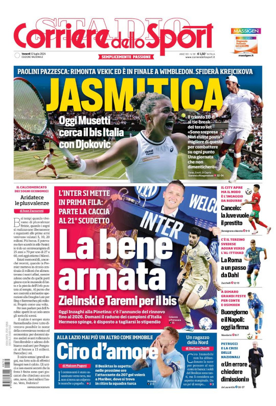 El entusiasmo de Motta en la Juventus, el Inter, decreto reducido el 12 de julio