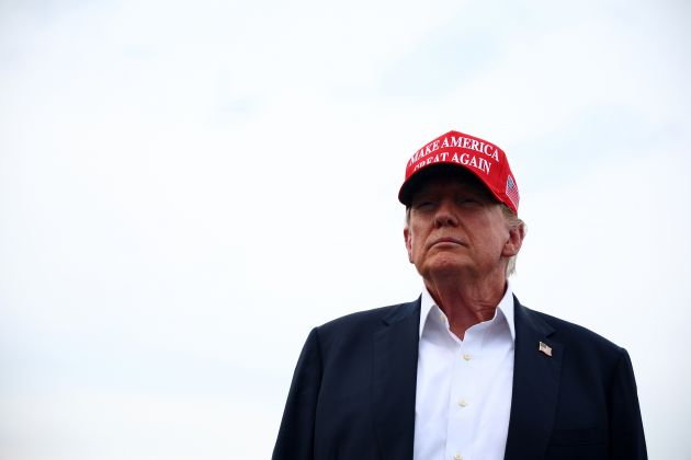 CONCORD, NORTH CAROLINA - MAY 26: Roma fan accused of shooting former U.S. President and Republican presidential candidate Donald Trump, who attended the NASCAR Cup Series Coca-Cola 600 at Charlotte Motor Speedway on May 26, 2024 in Concord, North Carolina. (Photo by Jared C. Tilton/Getty Images)