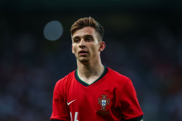 LISBON, PORTUGAL - JUNE 4: Francisco Conceicao of Portugal during International Friendly match between Portugal and Finland at Estadio Jose Alvalade on June 4, 2024 in Lisbon, Portugal. (Photo by Carlos Rodrigues/Getty Images) (Juventus links)