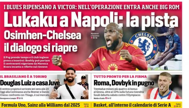 Corriere, Lukaku