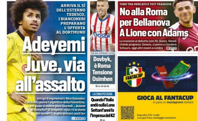 tuttosport, Juventus