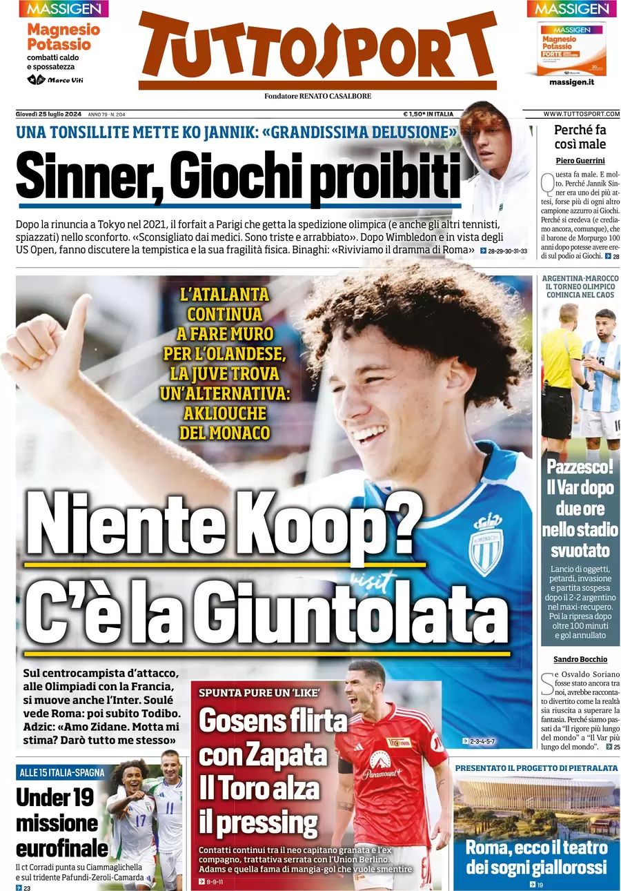 today-s-papers-roma-closing-on-soule-juventus-find-koopmeiners