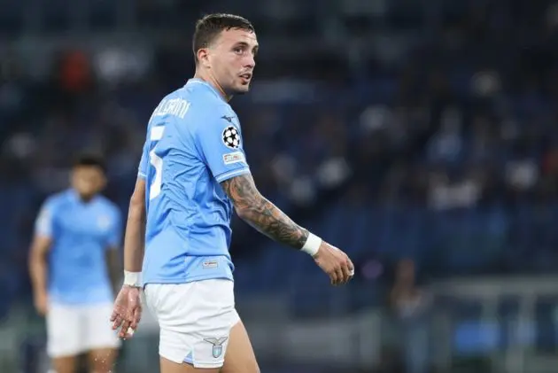 Luca Pellegrini of Lazio looks on during the UEFA Champions League, Group E soccer match between SS Lazio and Atletico Madrid, in Rome, Italy, 19 September 2023. EPA-EFE/FEDERICO PROIETTI