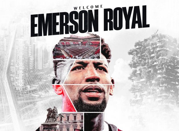 Official: Milan sign Emerson Royal from Tottenham Hotspur (August 12, 2024).