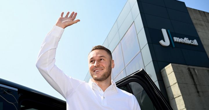 Teun Koopmeiners arrives at JMedical ahead of permanent transfer to Juventus from Serie A side Atalanta.