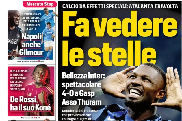 Today's papers: Corriere dello Sport