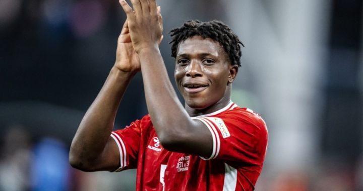 Denmark's Patrick Dorgu after the UEFA Nations League match between Denmark and Switzerland at Parken in Copenhagen, Denmark, 05 September 2024. EPA-EFE/Mads Claus Rasmussen DENMARK OUT