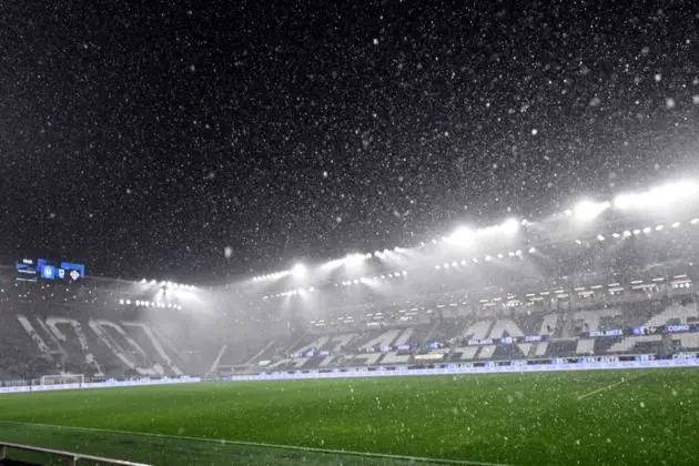 General view of the stadium in the pouring rain prior to the Italian Serie A soccer match Atalanta BC vs Como in Bergamo, Italy, 23 September 2024. EPA-EFE/MICHELE MARAVIGLIA