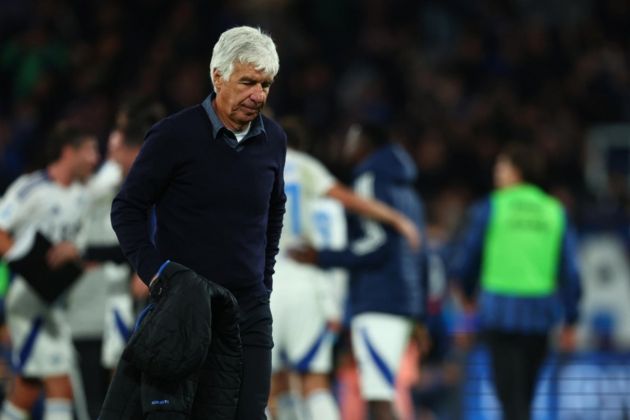 Atalanta's coach Gian Piero Gasperini looks disappointed after the Italian Serie A soccer match between Atalanta BC and Como 1907, in Bergamo, Italy, 24 September 2024. EPA-EFE/MICHELE MARAVIGLIA