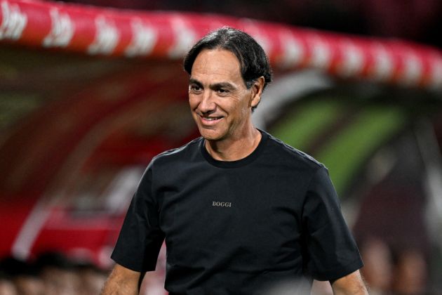 Monza's Italian coach Alessandro Nesta arrives prior to the Italian Serie A football match between AC Monza and Inter Milan at the Brianteo stadium in Monza, on September 15, 2024. (Photo by Gabriel BOUYS / AFP) (Photo by GABRIEL BOUYS/AFP via Getty Images)