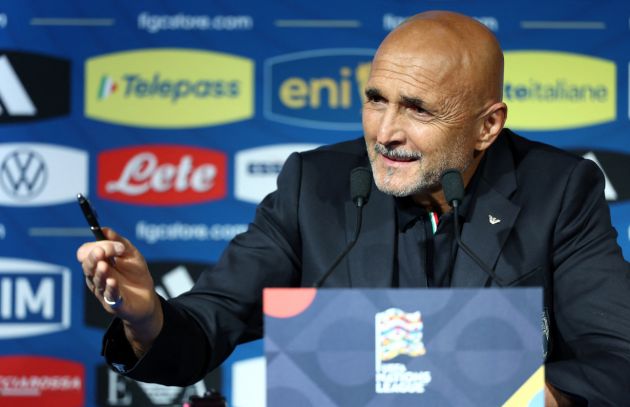 Italy's head coach Luciano Spalletti attends a press conference at the Parc des Princes stadium in Paris, on September 5, 2024 on the eve of the UEFA Nations League Groupe A2 football match between France and Italy. (Photo by FRANCK FIFE / AFP) (Photo by FRANCK FIFE/AFP via Getty Images)