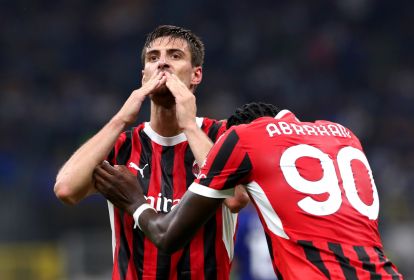 Matteo Gabbia of AC Milan (Photo by Marco Luzzani/Getty Images)