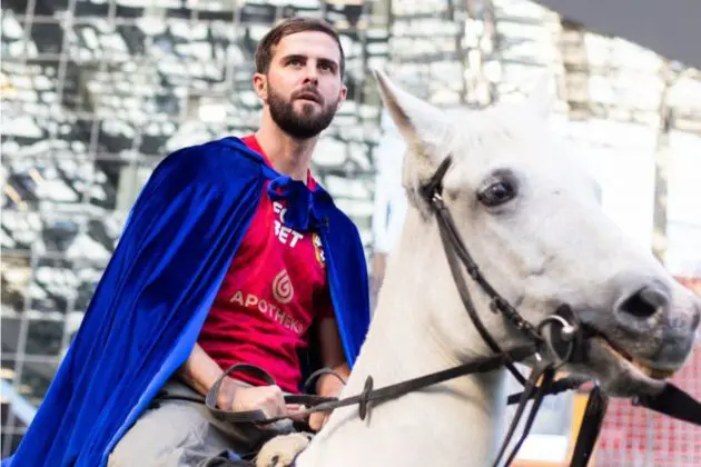 Miralem Pjanic CSKA Moscow horse