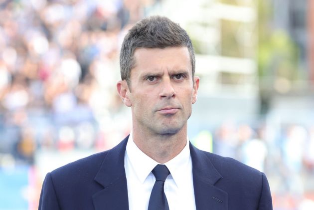 EMPOLI, ITALY - SEPTEMBER 14: Thiago Motta manager of Juventus looks on during the Serie A match between Empoli and Juventus at Stadio Carlo Castellani on September 14, 2024 in Empoli, Italy. (Photo by Gabriele Maltinti/Getty Images)