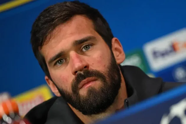 Liverpool and former Roma goalkeeper Alisson Becker pre-match press conference ahead of Milan game in Champions League.