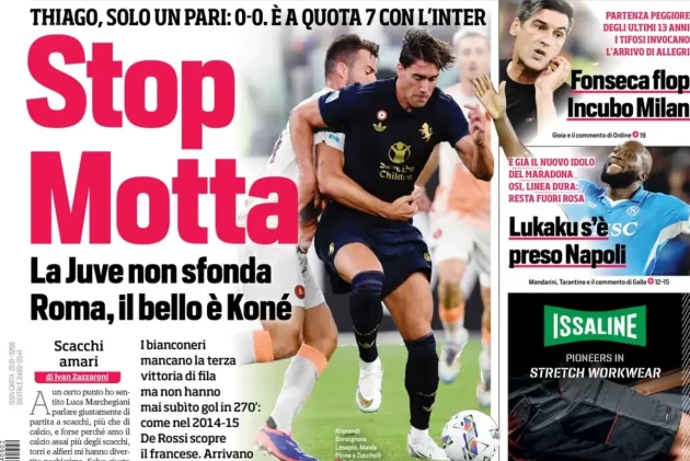 Today's papers: Corriere dello Sport