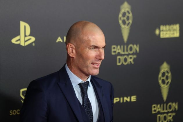 Former soccer player Zinedine Zidane arrives for the Ballon d'Or ceremony in Paris, France, 17 October 2022. For the first time the Ballon d'Or, presented by the magazine France Football, will be awarded to the best players of the 2021-22 season instead of the calendar year.  EPA-EFE/Mohammed Badra