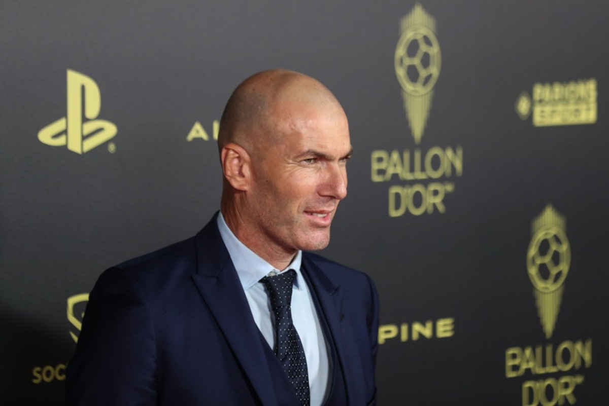Former soccer player Zinedine Zidane arrives for the Ballon d'Or ceremony in Paris, France, 17 October 2022. For the first time the Ballon d'Or, presented by the magazine France Football, will be awarded to the best players of the 2021-22 season instead of the calendar year. EPA-EFE/Mohammed Badra